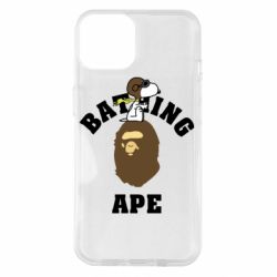 Чехол для iPhone 14 A bathing ape peanuts - PrintSalon