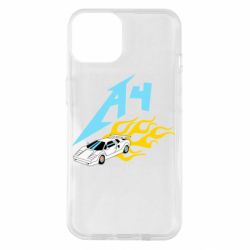 Чехол для iPhone 14 A4 Lamba And Fire - PrintSalon