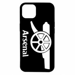 Чехол для iPhone 14 Arsenal simple logo - PrintSalon