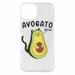 Чехол для iPhone 14 Avogato Cat - PrintSalon