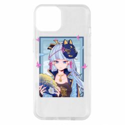 Чехол для iPhone 14 Аяка в рамке - PrintSalon