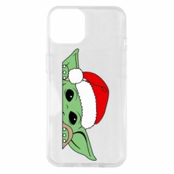 Чохол для iPhone 14 Baby Yoda Santa - PrintSalon