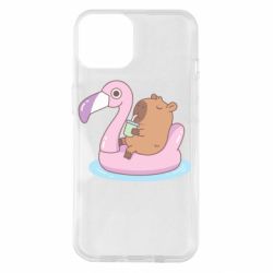 Чехол для iPhone 14 Capybara Chilling - PrintSalon