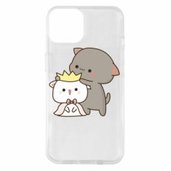 Чехол для iPhone 14 Чиби котики - PrintSalon