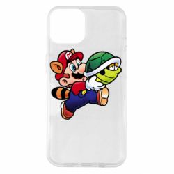 Чехол для iPhone 14 Cute Mario with turtle - PrintSalon