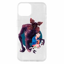 Чехол для iPhone 14 ОСД Одиннадцать и Демогоргон - PrintSalon