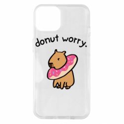 Чехол для iPhone 14 Donut Worry - PrintSalon
