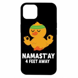 Чехол для iPhone 14 Duck Namast'ay Away - PrintSalon
