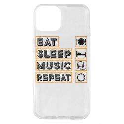 Чехол для iPhone 14 Eat sleep dj repeat. - PrintSalon