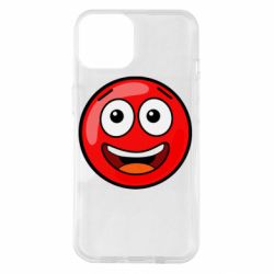 Чехол для iPhone 14 Funny Red Ball - PrintSalon