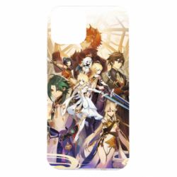 Чехол для iPhone 14 Genshin Impact Characters - PrintSalon
