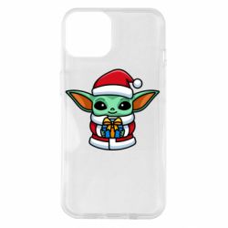 Чехол для iPhone 14 Grogu Santa Claus - PrintSalon