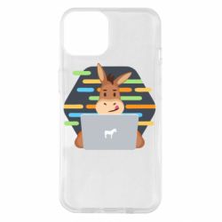 Чехол для iPhone 14 Horse hacker - PrintSalon