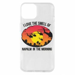 Чехол для iPhone 14 I love the smell napalm, in the morning - PrintSalon