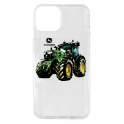 Чохол для iPhone 14 John Deere Tractor and logo - PrintSalon