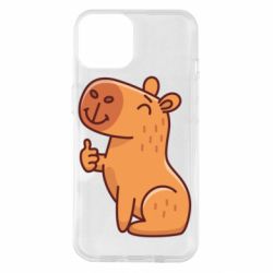Чехол для iPhone 14 Капибара лайк - PrintSalon