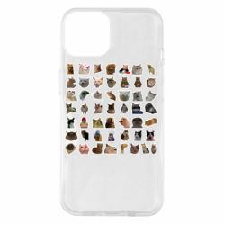 Чехол для iPhone 14 Коты мем. - PrintSalon