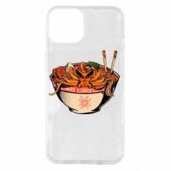 Чехол для iPhone 14 Kurama in ramen - PrintSalon
