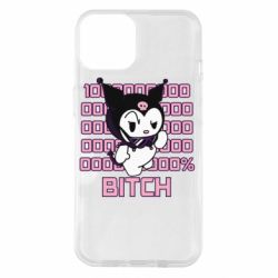 Чехол для iPhone 14 Kuromi bitch - PrintSalon