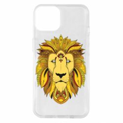Чехол для iPhone 14 Lion art