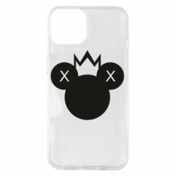 Чехол для iPhone 14 Mickey with a crown