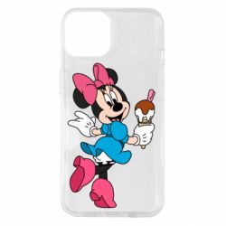 Чохол для iPhone 14 Minnie Mouse and Ice Cream - PrintSalon