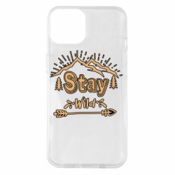 Чехол для iPhone 14 Mountains - Stay Wild - PrintSalon