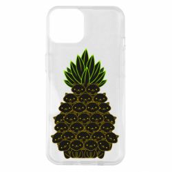 Чехол для iPhone 14 Pineapple cat - PrintSalon