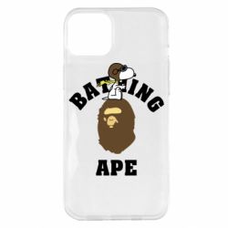 Чехол для iPhone 14 Plus A bathing ape peanuts - PrintSalon