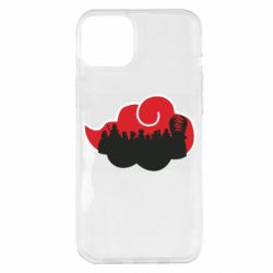 Чехол для iPhone 14 Plus Akatsuki Members Red Cloud - PrintSalon