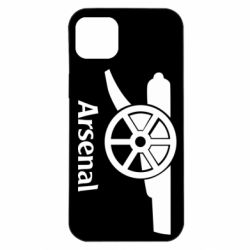Чехол для iPhone 14 Plus Arsenal simple logo - PrintSalon
