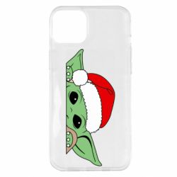 Чохол для iPhone 14 Plus Baby Yoda Santa - PrintSalon