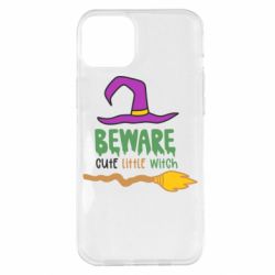 Чехол для iPhone 14 Plus Beware cute little witch - PrintSalon