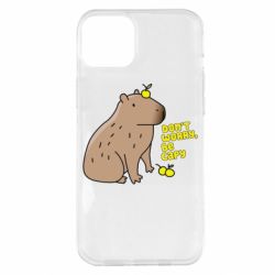 Чохол для iPhone 14 Plus Будь Капібарою - PrintSalon