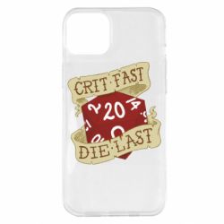 Чехол для iPhone 14 Plus Crit fast - die last - PrintSalon