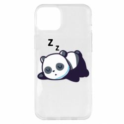 Чехол для iPhone 14 Plus Cute panda sleeping - PrintSalon