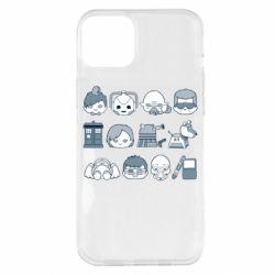 Чехол для iPhone 14 Plus Doctor who icons - PrintSalon