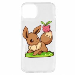 Чохол для iPhone 14 Plus Eevee with Hoppip
