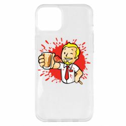 Чехол для iPhone 14 Plus Fallout  boy blood - PrintSalon
