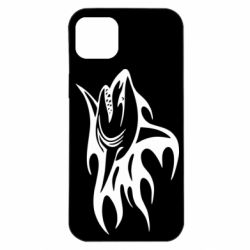 Чехол для iPhone 14 Plus Flaming shark - PrintSalon