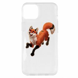 Чехол для iPhone 14 Plus Fox in flight - PrintSalon