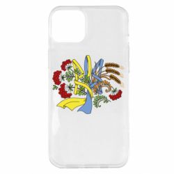 Чохол для iPhone 14 Plus Герб колоски і калина - PrintSalon
