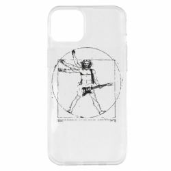 Чехол для iPhone 14 Plus Guitarist Da Vinci - PrintSalon