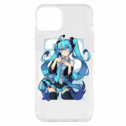 Чехол для iPhone 14 Plus Hatsune Miku art - PrintSalon