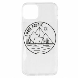 Чехол для iPhone 14 Plus I hate people - camper - PrintSalon