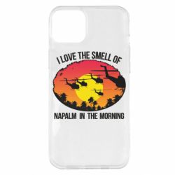 Чехол для iPhone 14 Plus I love the smell napalm, in the morning - PrintSalon