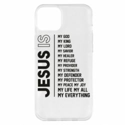 Чехол для iPhone 14 Plus Jesus is - PrintSalon