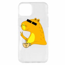 Чехол для iPhone 14 Plus Капибара Программист - PrintSalon