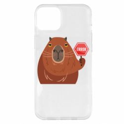 Чехол для iPhone 14 Plus Капибара. Error - PrintSalon