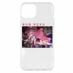 Чехол для iPhone 14 Plus Кицунэ Яэ Мико - PrintSalon